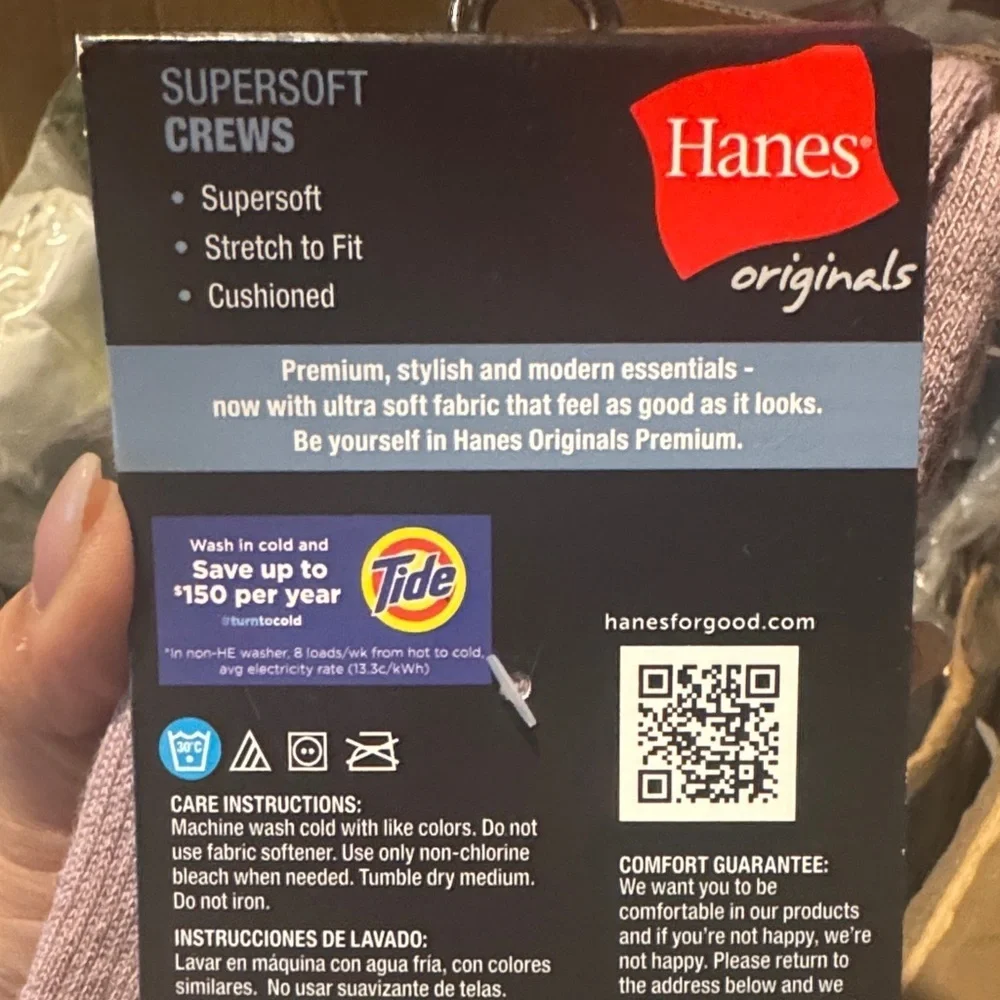 Hanes enjoy softness